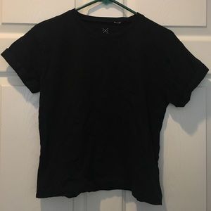 Plain black T-shirt